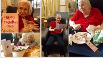Valentine celebrations for Harefield Residents